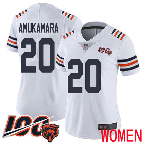 Chicago Bears Limited White Women Prince Amukamara Jersey NFL Football 20 100th Season